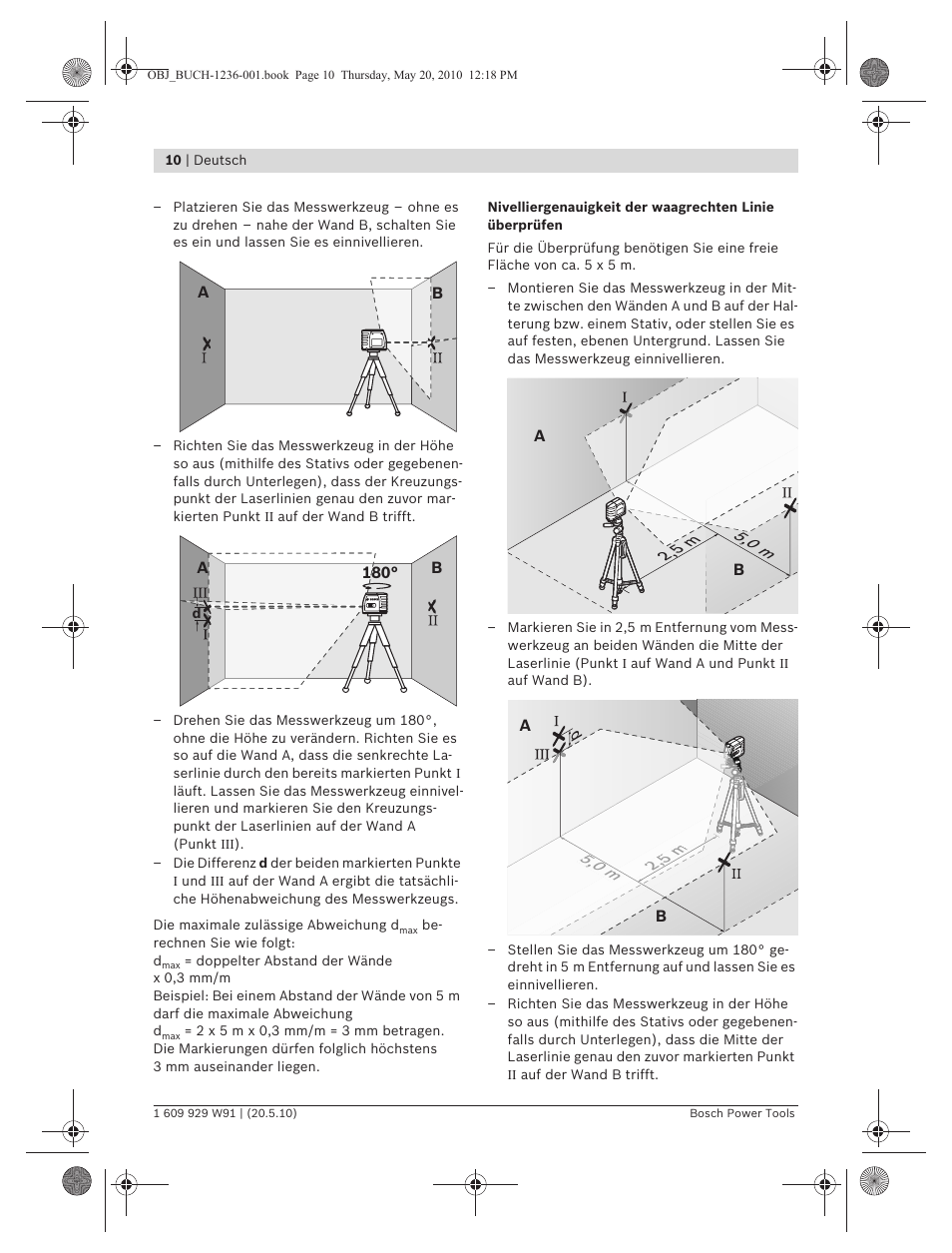 Bosch GLL 2 Professional User Manual | Page 10 / 217