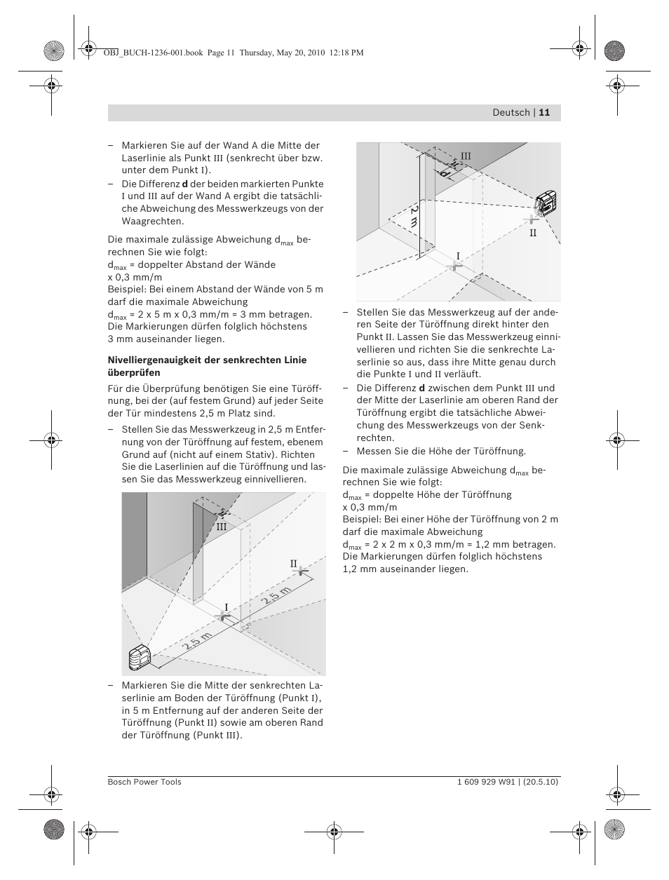 Bosch GLL 2 Professional User Manual | Page 11 / 217