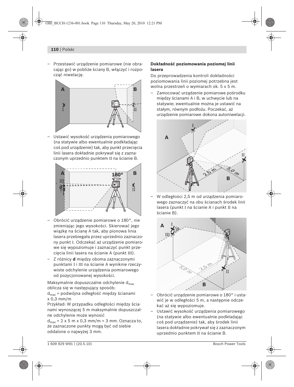 Bosch GLL 2 Professional User Manual | Page 110 / 217