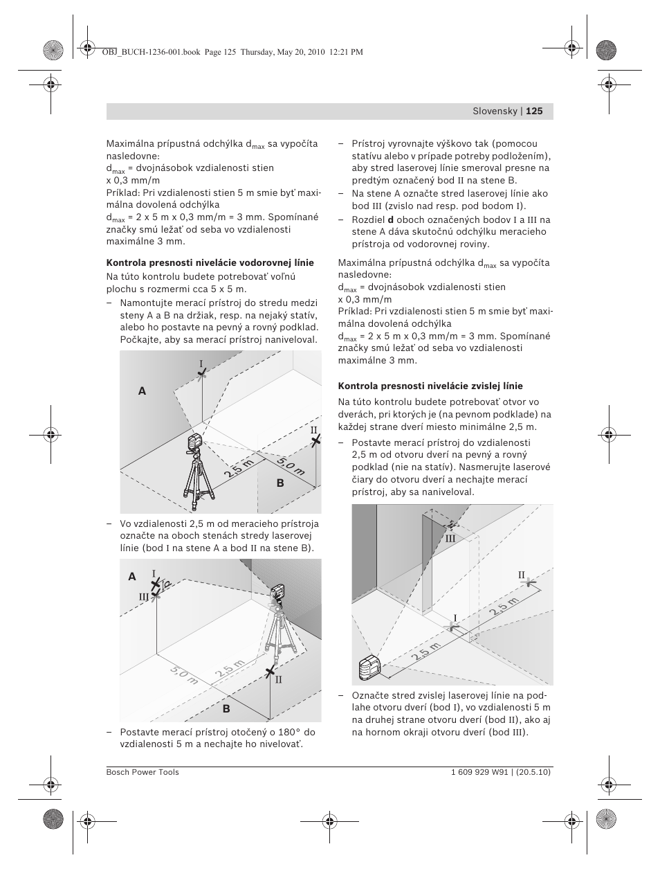 Bosch GLL 2 Professional User Manual | Page 125 / 217