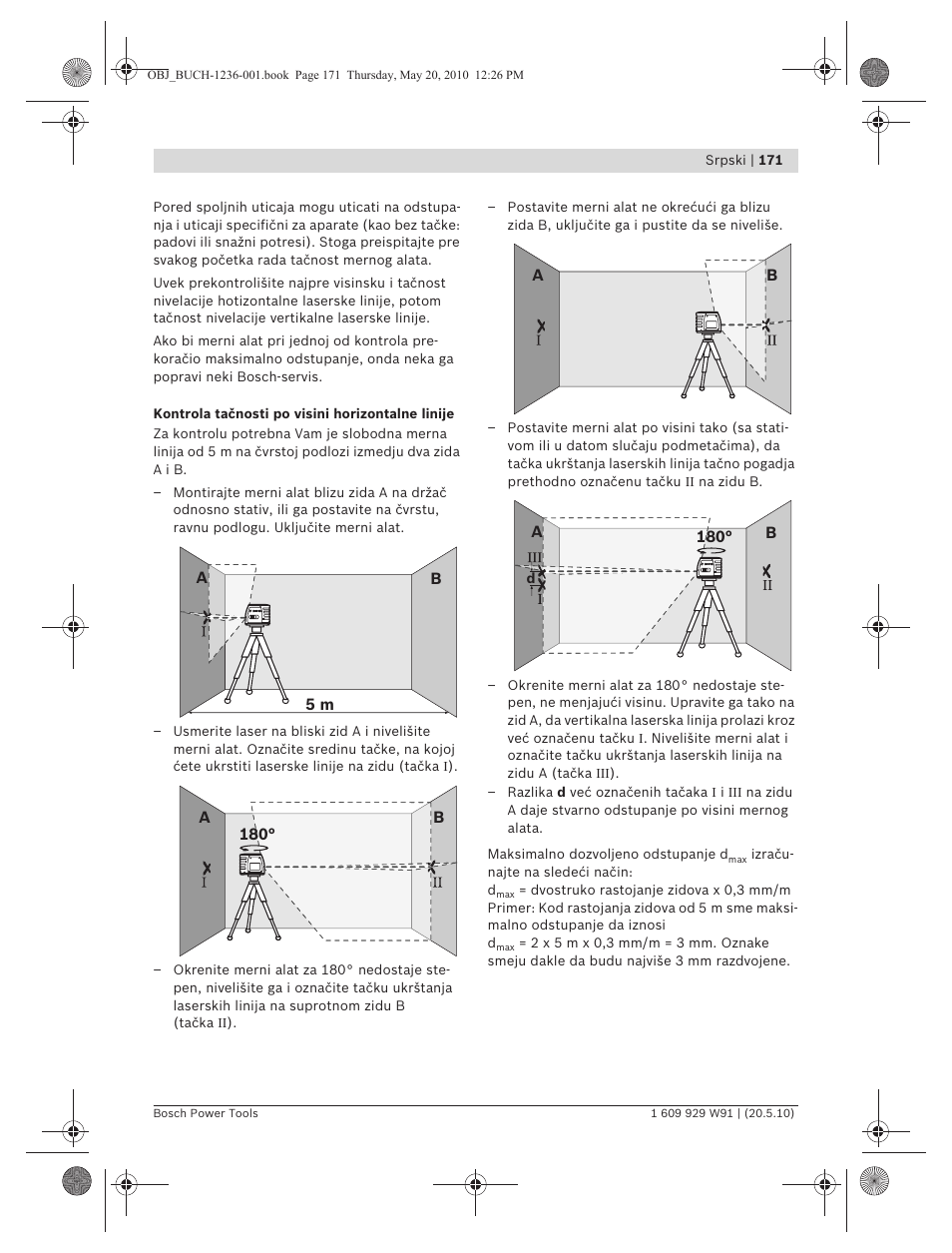 Bosch GLL 2 Professional User Manual | Page 171 / 217