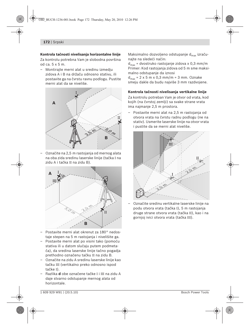 Bosch GLL 2 Professional User Manual | Page 172 / 217