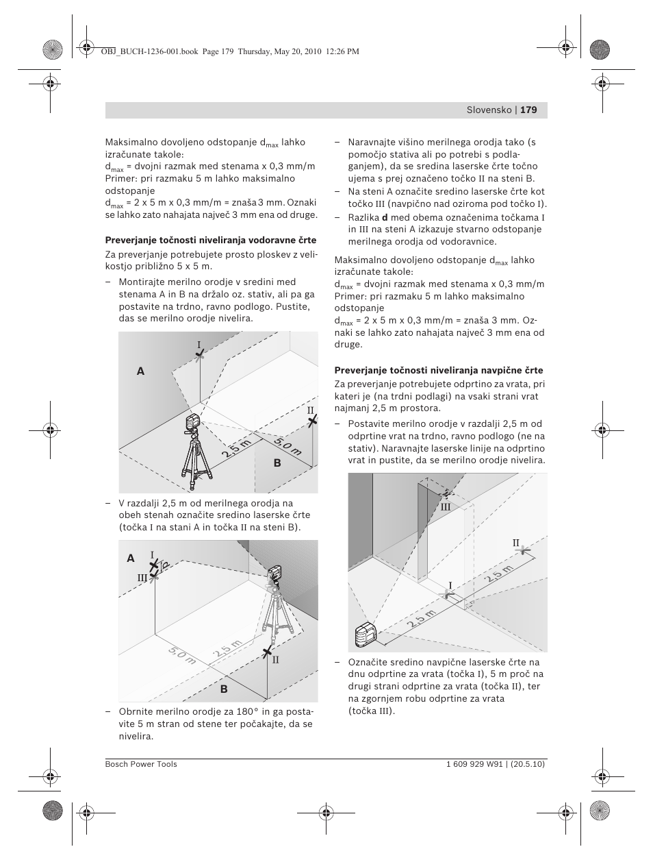 Bosch GLL 2 Professional User Manual | Page 179 / 217