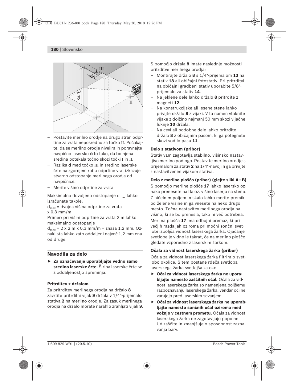 Bosch GLL 2 Professional User Manual | Page 180 / 217