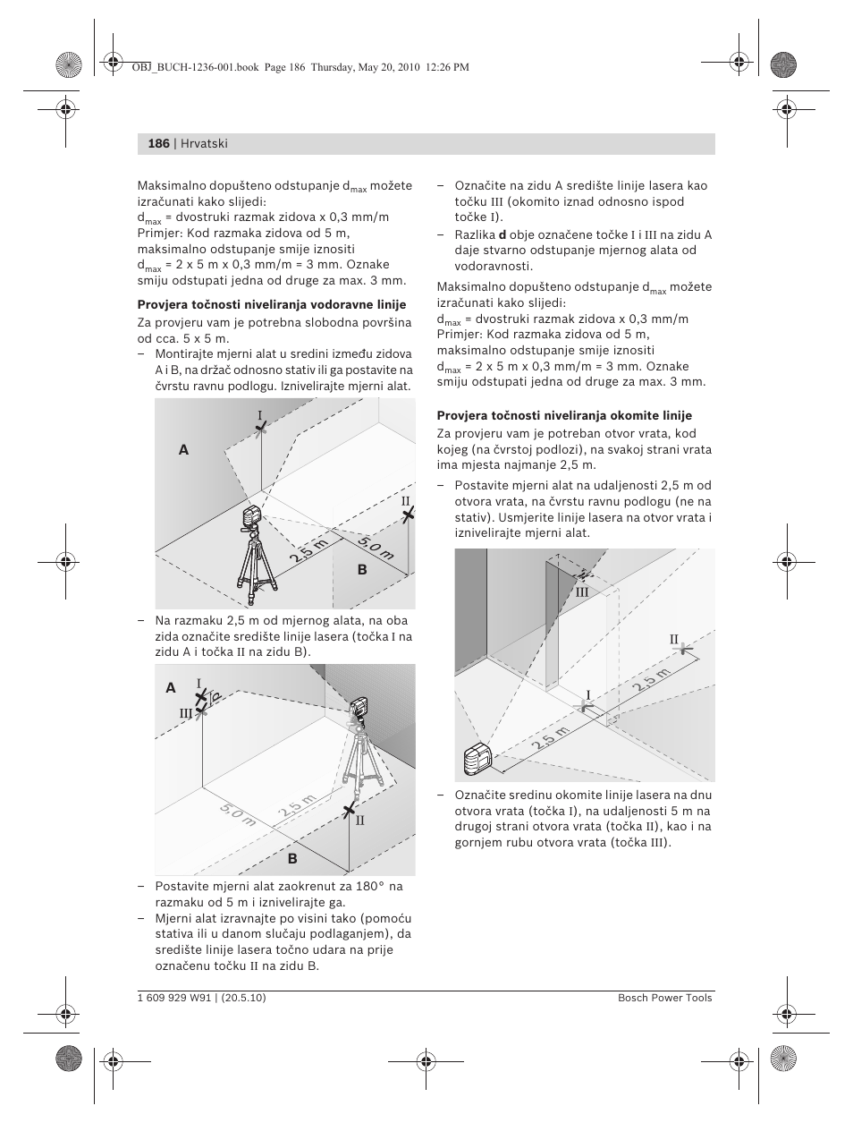 Bosch GLL 2 Professional User Manual | Page 186 / 217