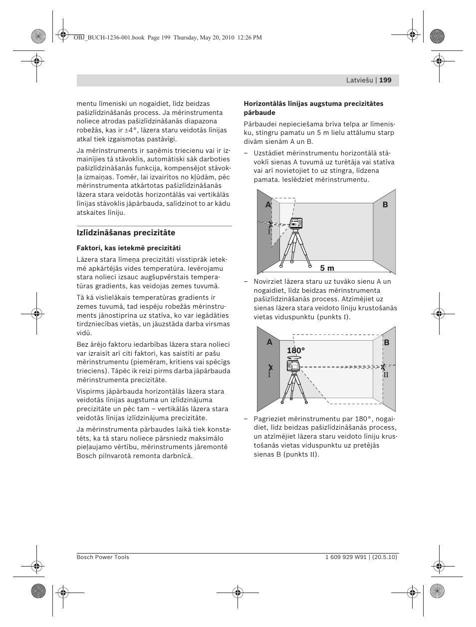 Bosch GLL 2 Professional User Manual | Page 199 / 217