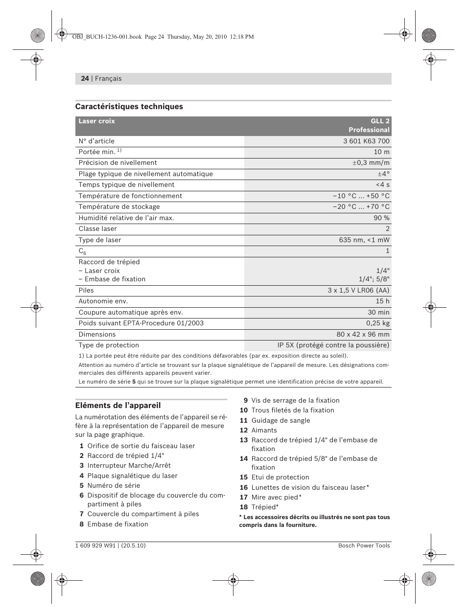 Bosch GLL 2 Professional User Manual | Page 24 / 217