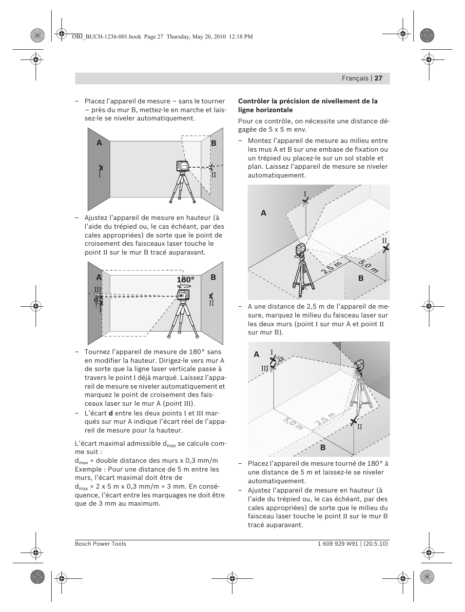 Bosch GLL 2 Professional User Manual | Page 27 / 217