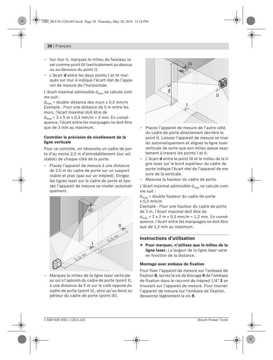 Bosch GLL 2 Professional User Manual | Page 28 / 217