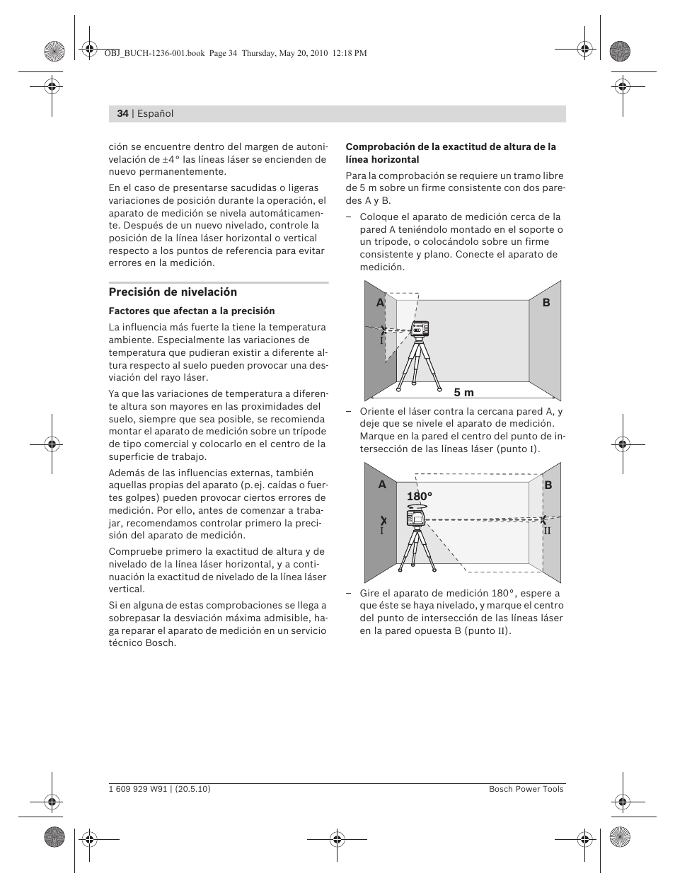 Bosch GLL 2 Professional User Manual | Page 34 / 217