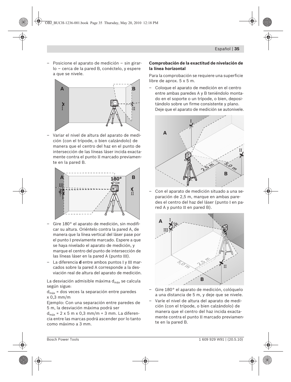 Bosch GLL 2 Professional User Manual | Page 35 / 217