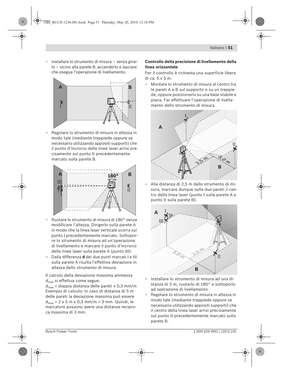 Bosch GLL 2 Professional User Manual | Page 51 / 217