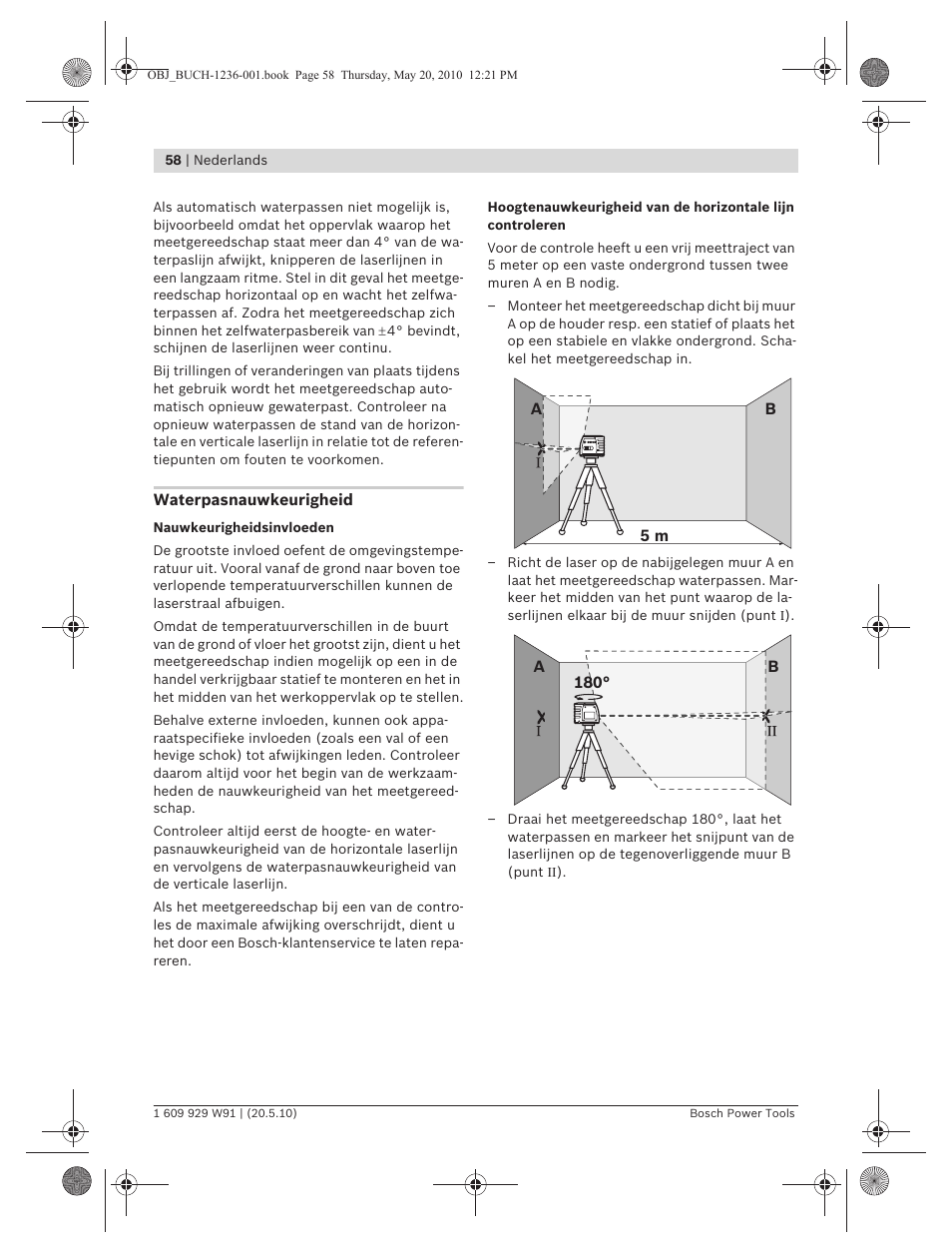 Bosch GLL 2 Professional User Manual | Page 58 / 217