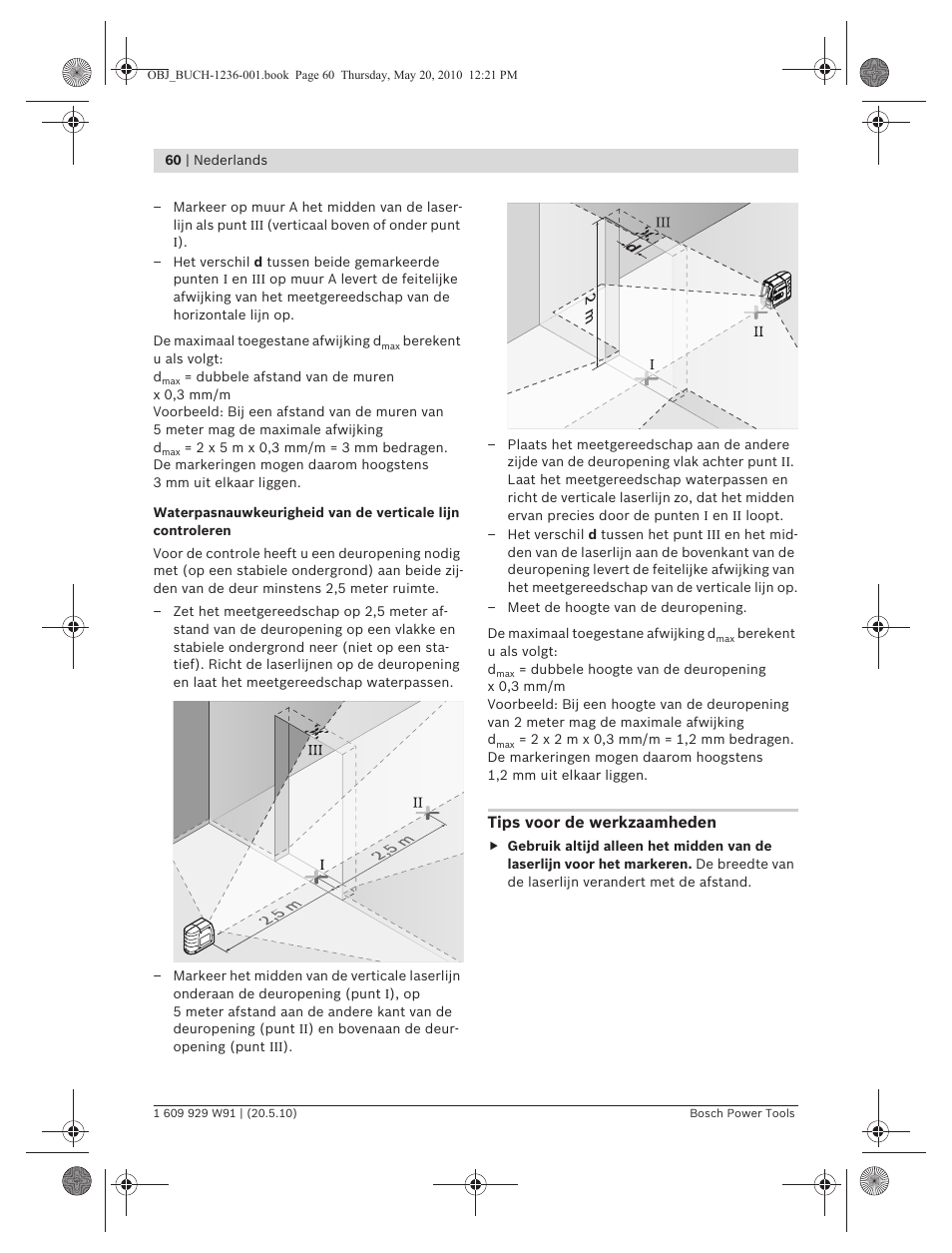 Bosch GLL 2 Professional User Manual | Page 60 / 217