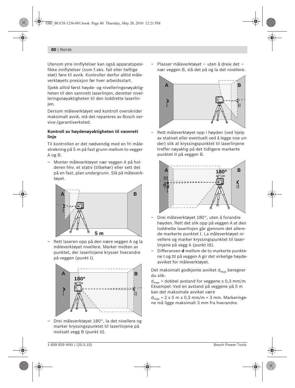 Bosch GLL 2 Professional User Manual | Page 80 / 217