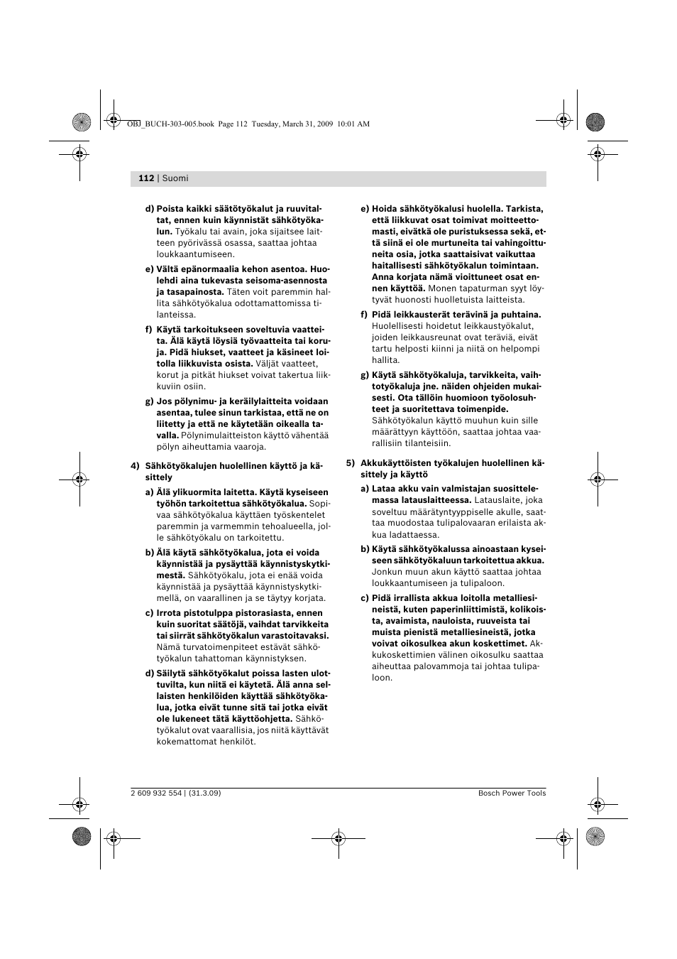 Bosch GSA 36 V-LI Professional User Manual | Page 112 / 289