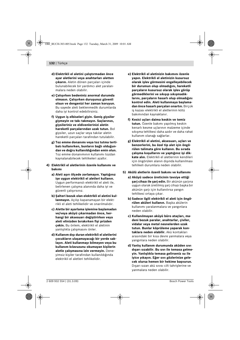 Bosch GSA 36 V-LI Professional User Manual | Page 132 / 289
