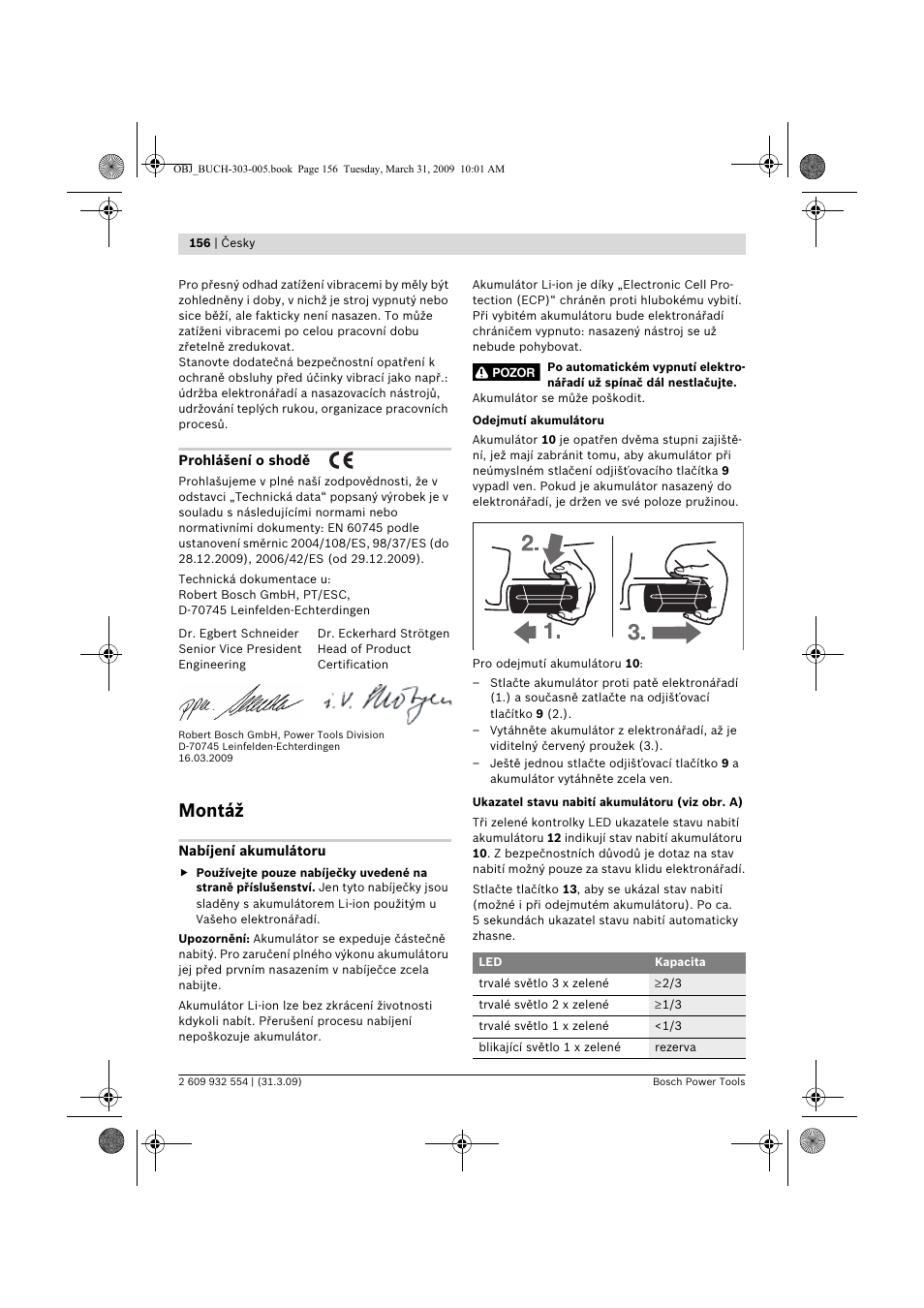 Montáž | Bosch GSA 36 V-LI Professional User Manual | Page 156 / 289