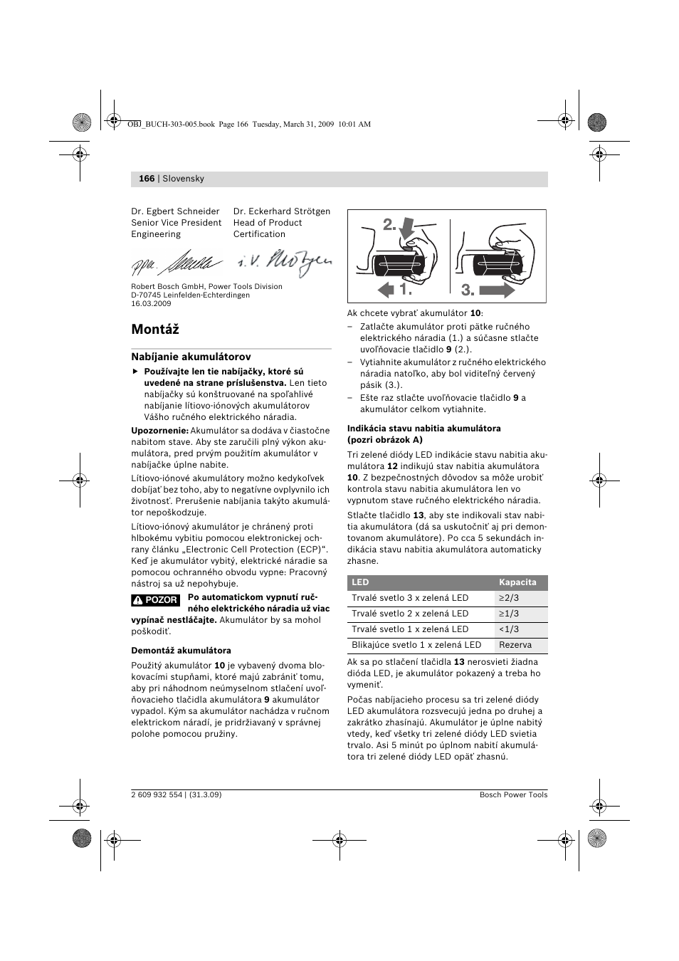 Montáž | Bosch GSA 36 V-LI Professional User Manual | Page 166 / 289