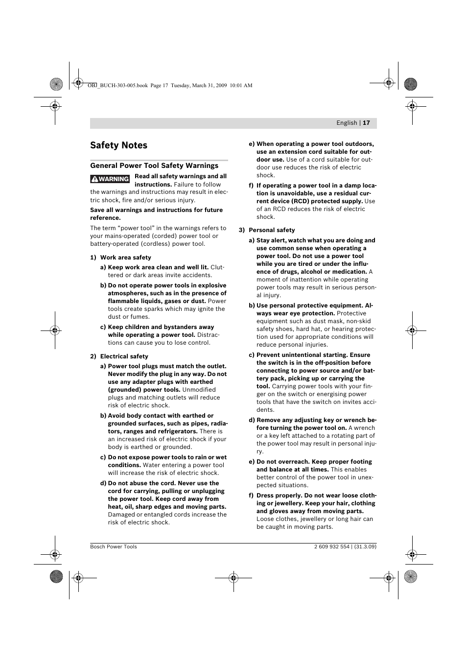 Bosch GSA 36 V-LI Professional User Manual | Page 17 / 289