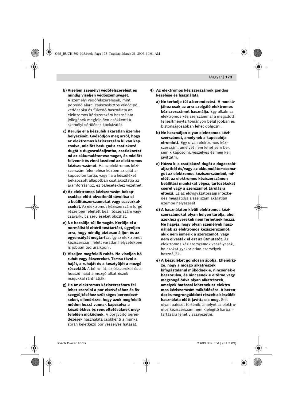 Bosch GSA 36 V-LI Professional User Manual | Page 173 / 289