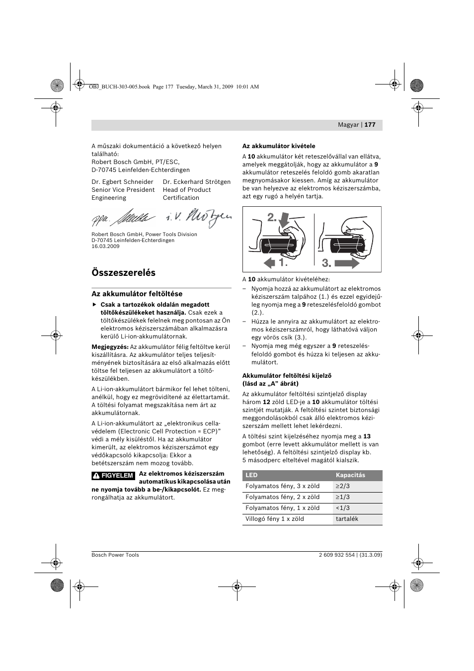 Összeszerelés | Bosch GSA 36 V-LI Professional User Manual | Page 177 / 289