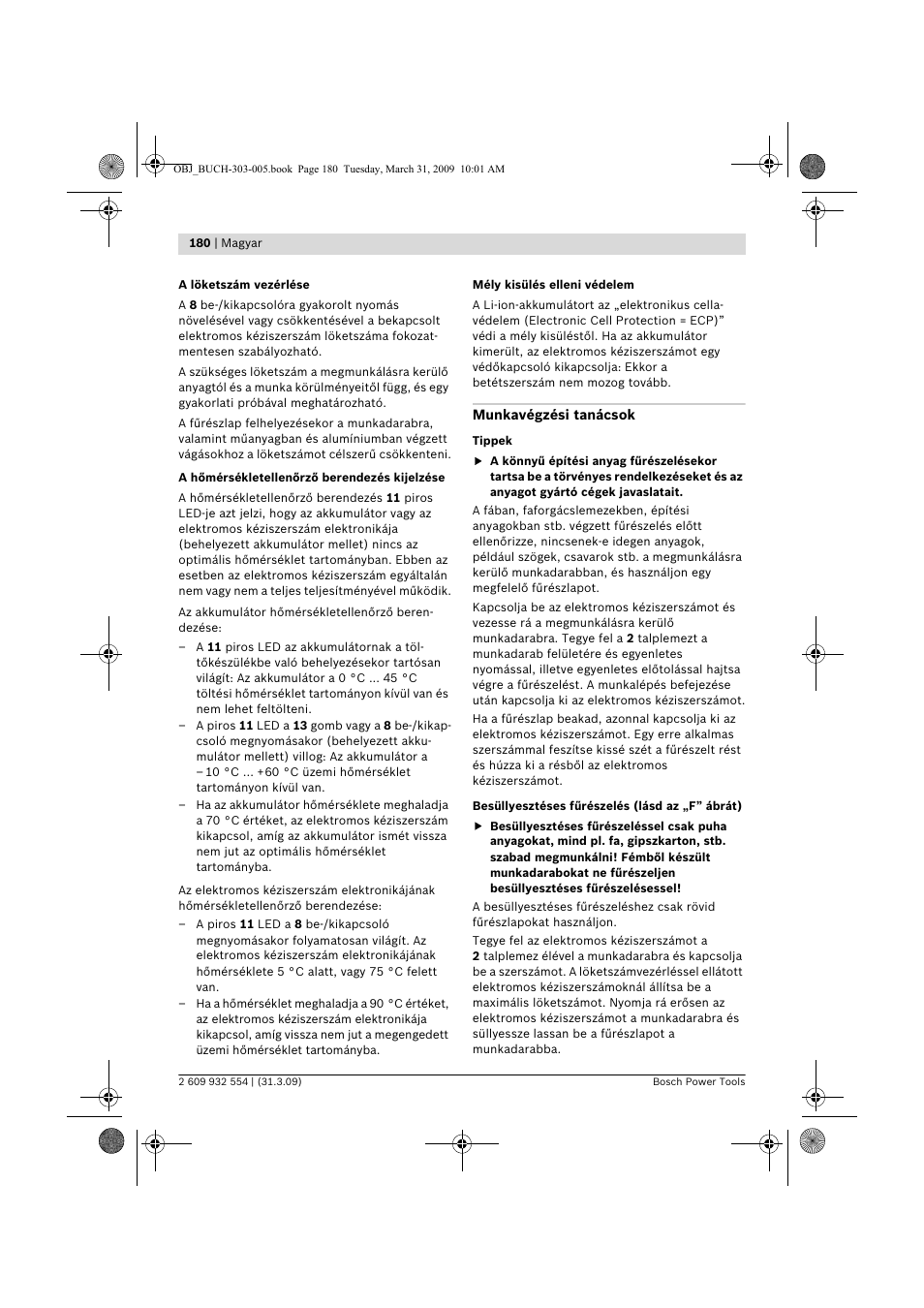 Bosch GSA 36 V-LI Professional User Manual | Page 180 / 289