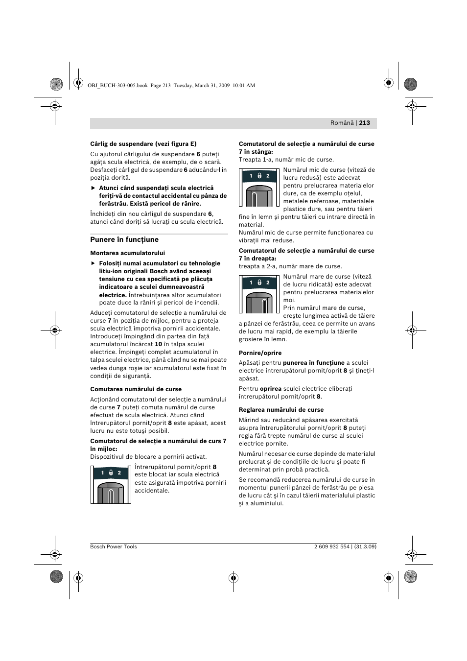 Bosch GSA 36 V-LI Professional User Manual | Page 213 / 289