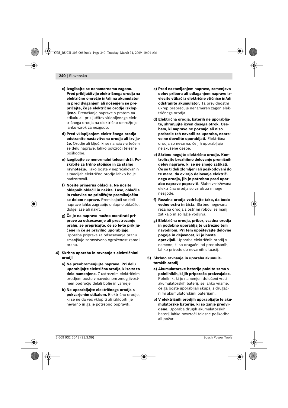 Bosch GSA 36 V-LI Professional User Manual | Page 240 / 289