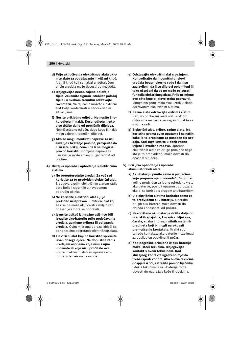 Bosch GSA 36 V-LI Professional User Manual | Page 250 / 289