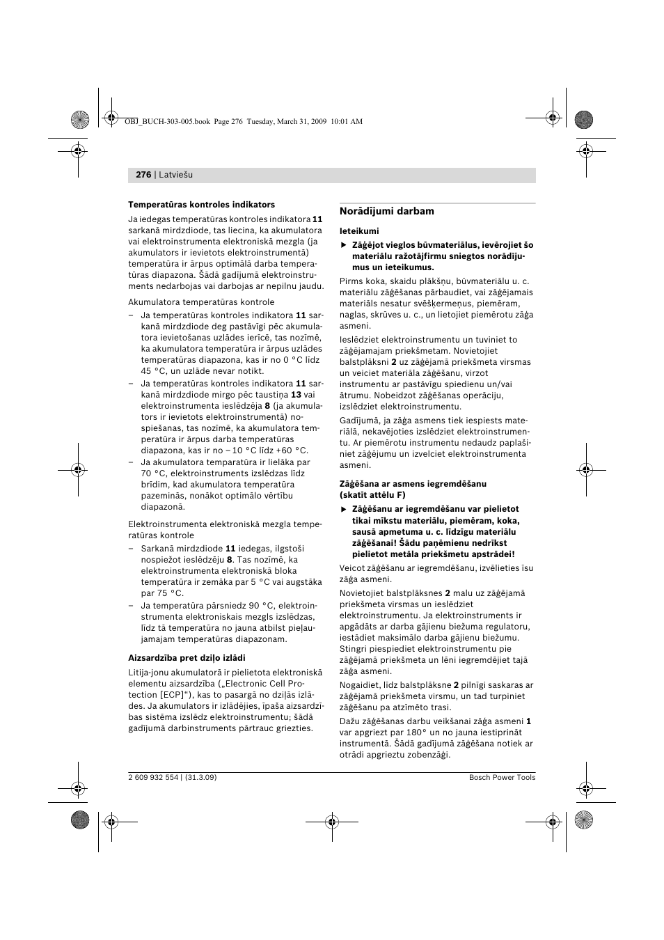 Bosch GSA 36 V-LI Professional User Manual | Page 276 / 289