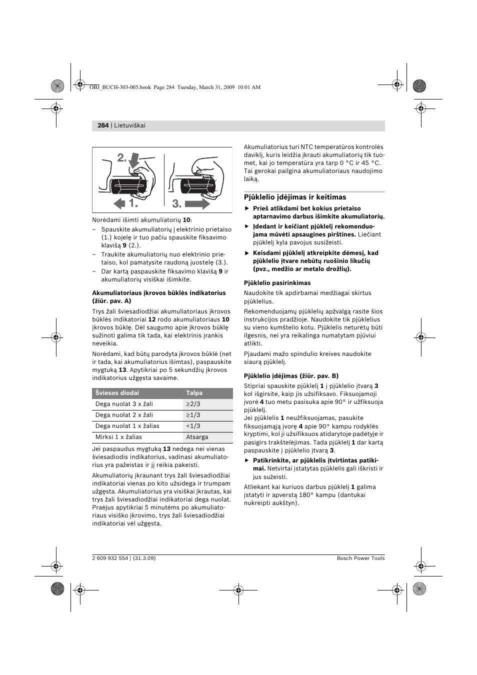 Bosch GSA 36 V-LI Professional User Manual | Page 284 / 289