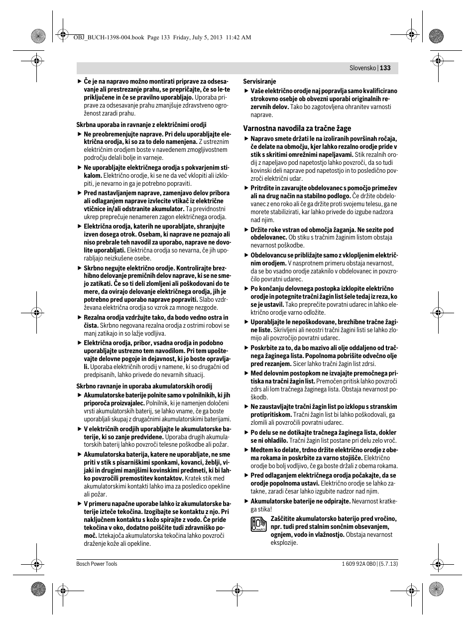 Bosch GCB 18 V-LI Professional User Manual | Page 133 / 168