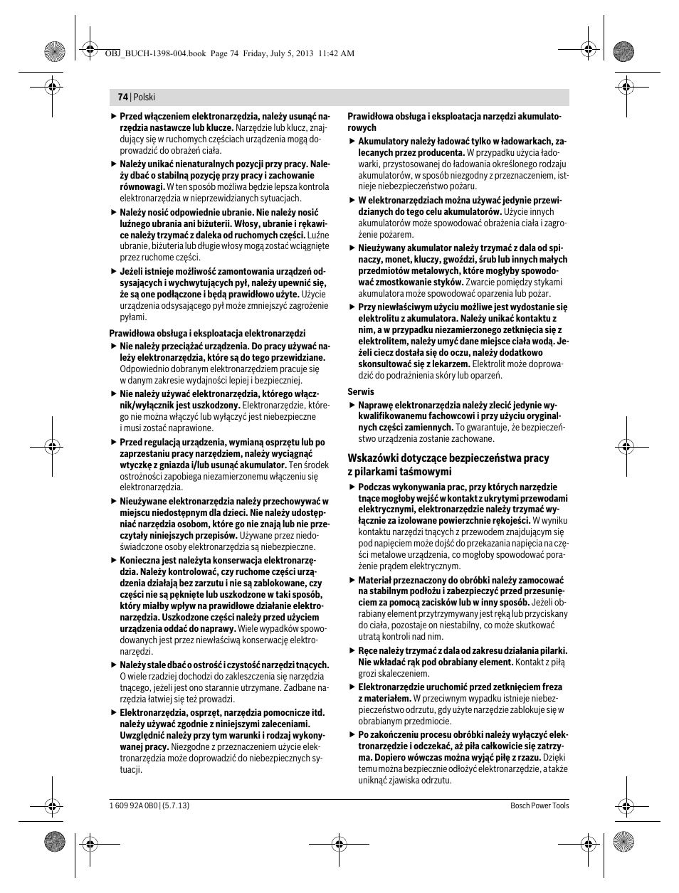 Bosch GCB 18 V-LI Professional User Manual | Page 74 / 168