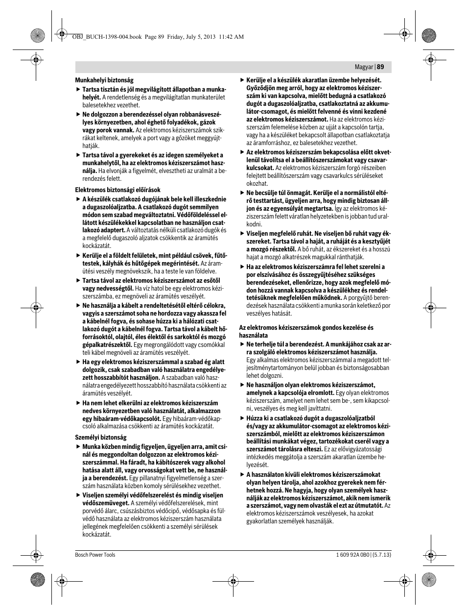 Bosch GCB 18 V-LI Professional User Manual | Page 89 / 168