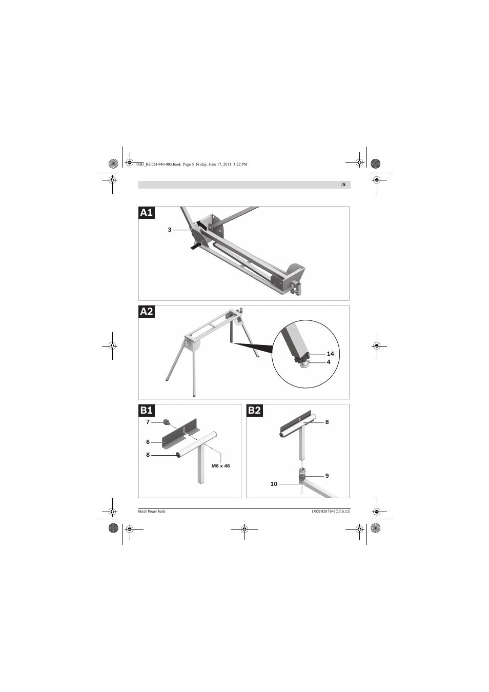 A1 a2 b1 b2 | Bosch PTA 2400 User Manual | Page 5 / 91