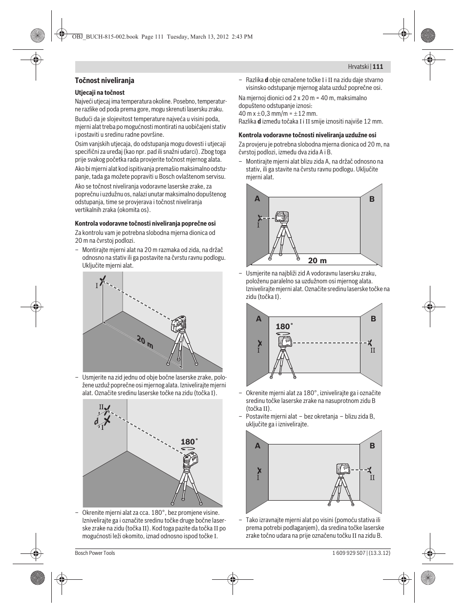 Bosch GPL 5 Professional User Manual | Page 111 / 162