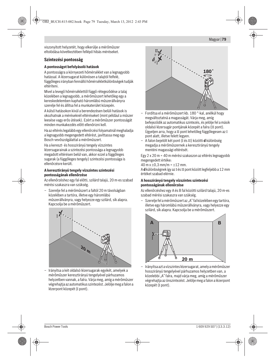 Bosch GPL 5 Professional User Manual | Page 79 / 162