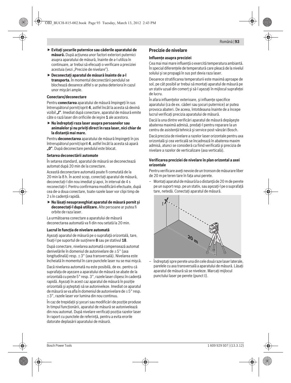 Bosch GPL 5 Professional User Manual | Page 93 / 162