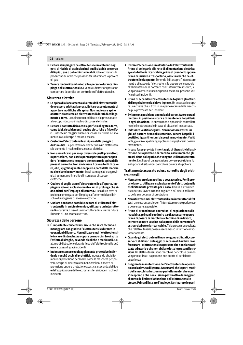 Bosch GSH 11 VC Professional User Manual | Page 24 / 123