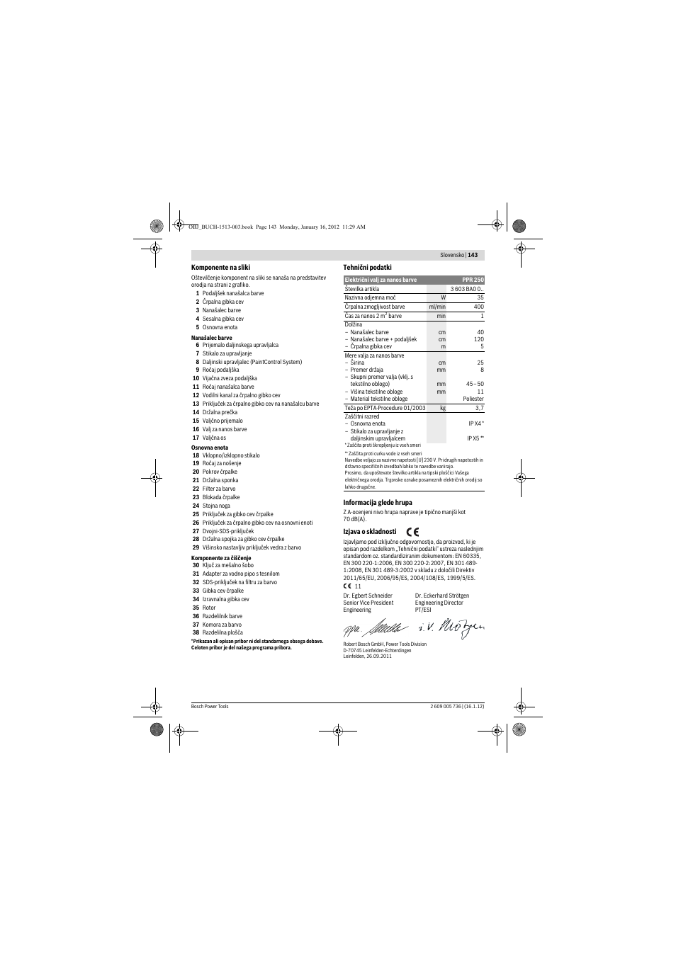 Bosch PPR 250 User Manual | Page 143 / 171