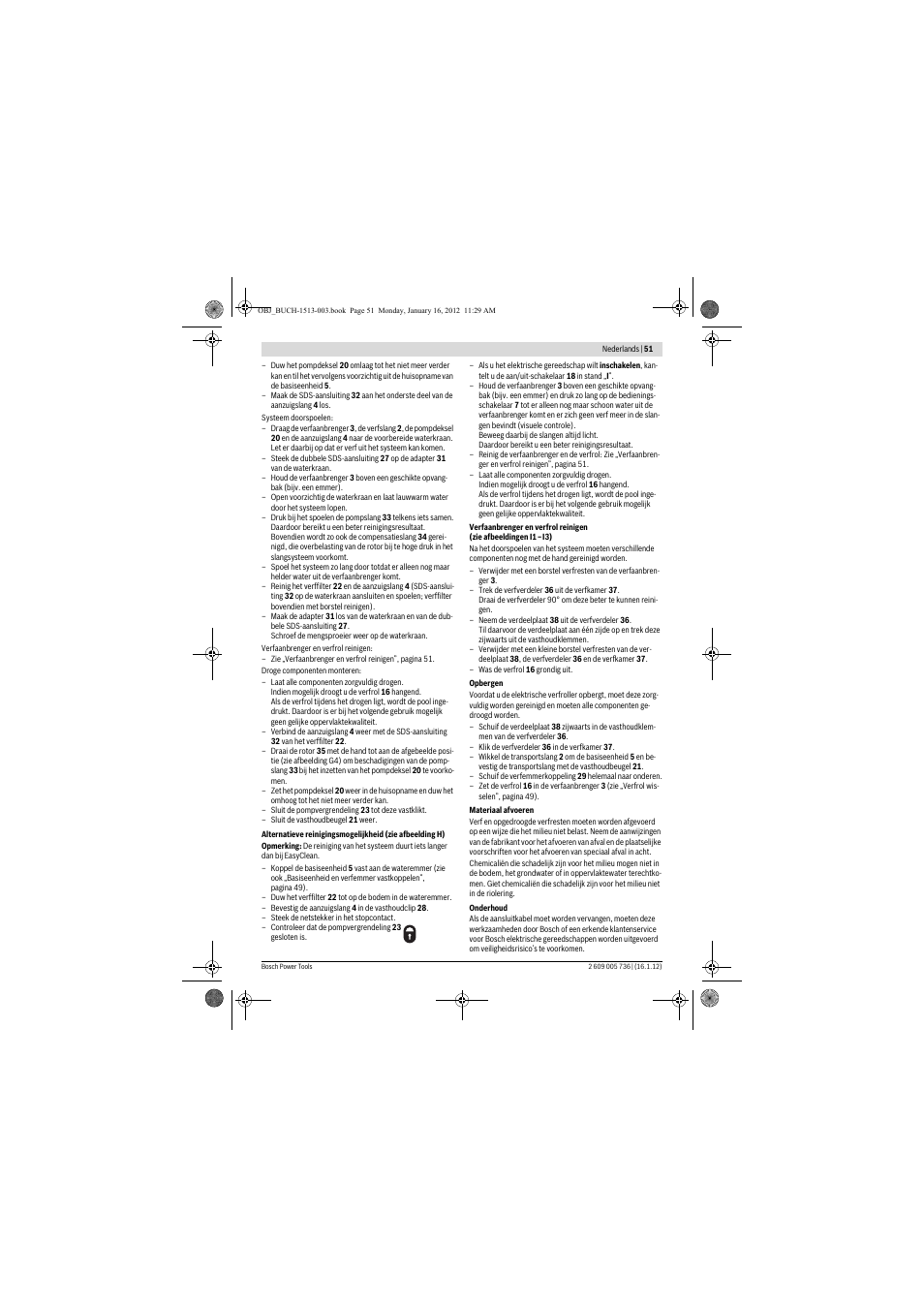 Bosch PPR 250 User Manual | Page 51 / 171