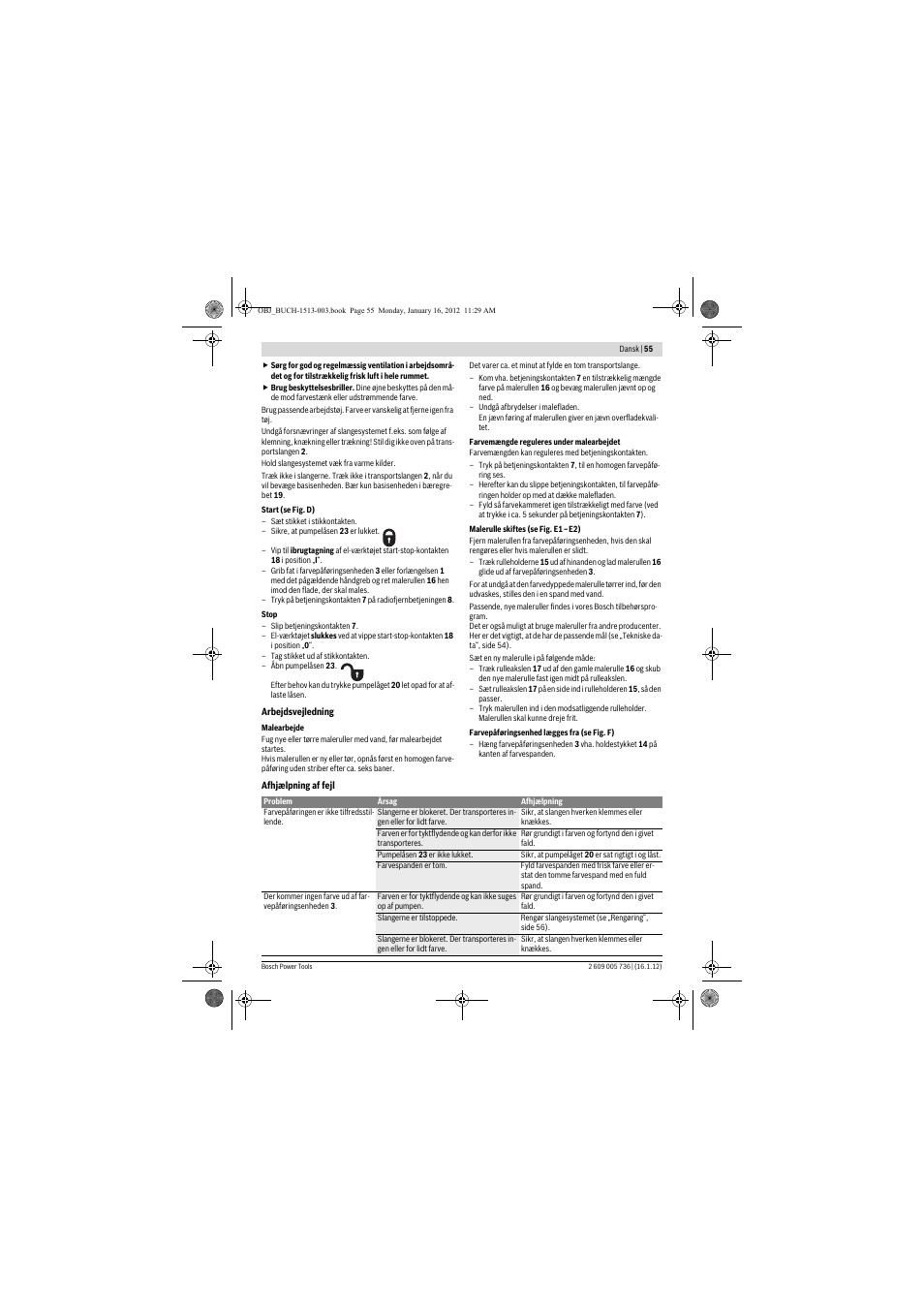 Bosch PPR 250 User Manual | Page 55 / 171