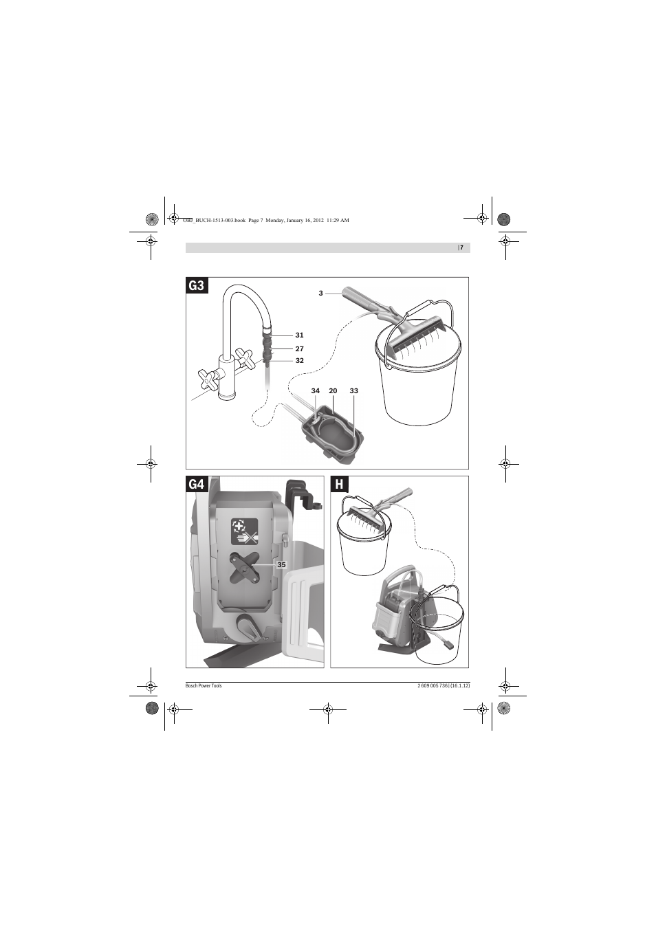 Hg4 g3 | Bosch PPR 250 User Manual | Page 7 / 171