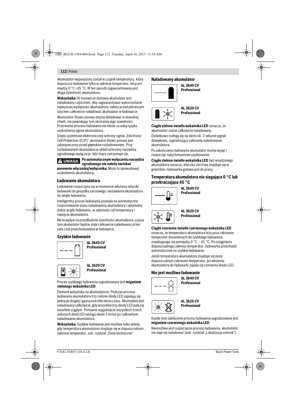 Bosch Rotak 32 LI User Manual | Page 112 / 248