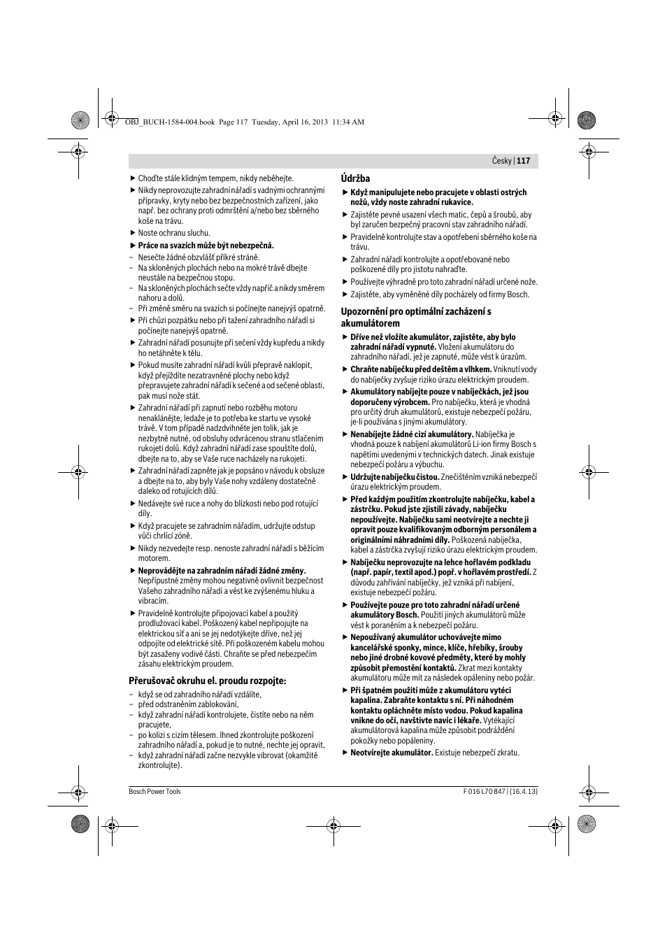 Bosch Rotak 32 LI User Manual | Page 117 / 248