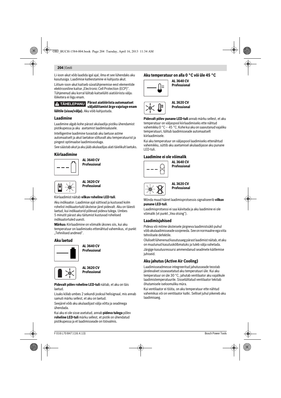 Bosch Rotak 32 LI User Manual | Page 204 / 248