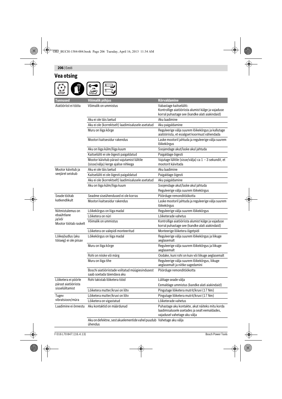 Vea otsing | Bosch Rotak 32 LI User Manual | Page 206 / 248