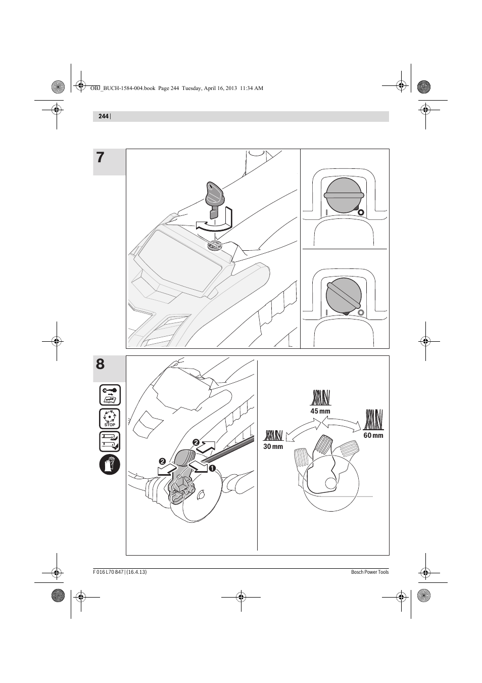 Bosch Rotak 32 LI User Manual | Page 244 / 248