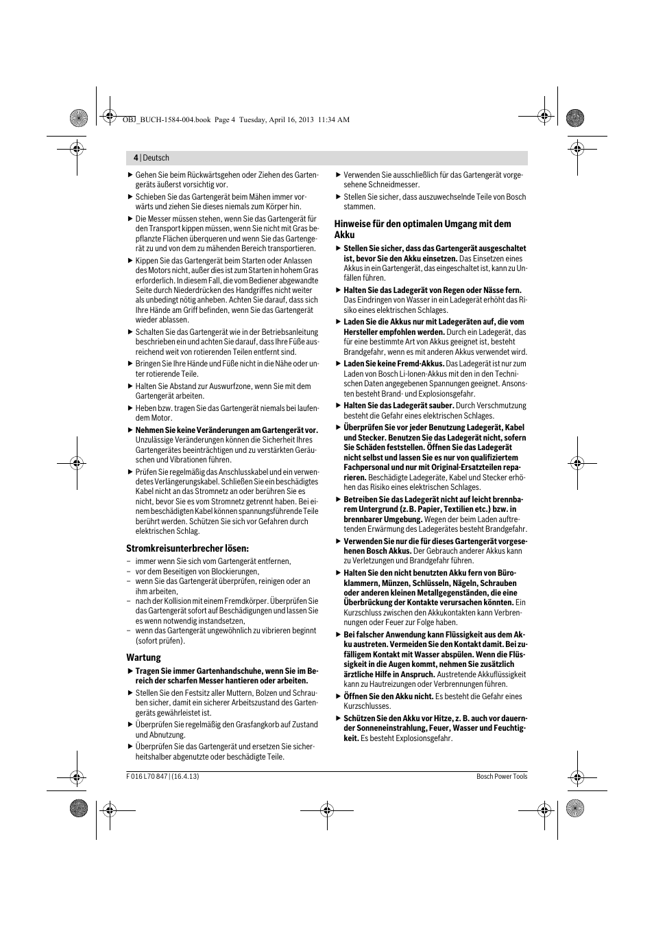 Bosch Rotak 32 LI User Manual | Page 4 / 248
